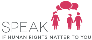 Speak if human rights matter to you